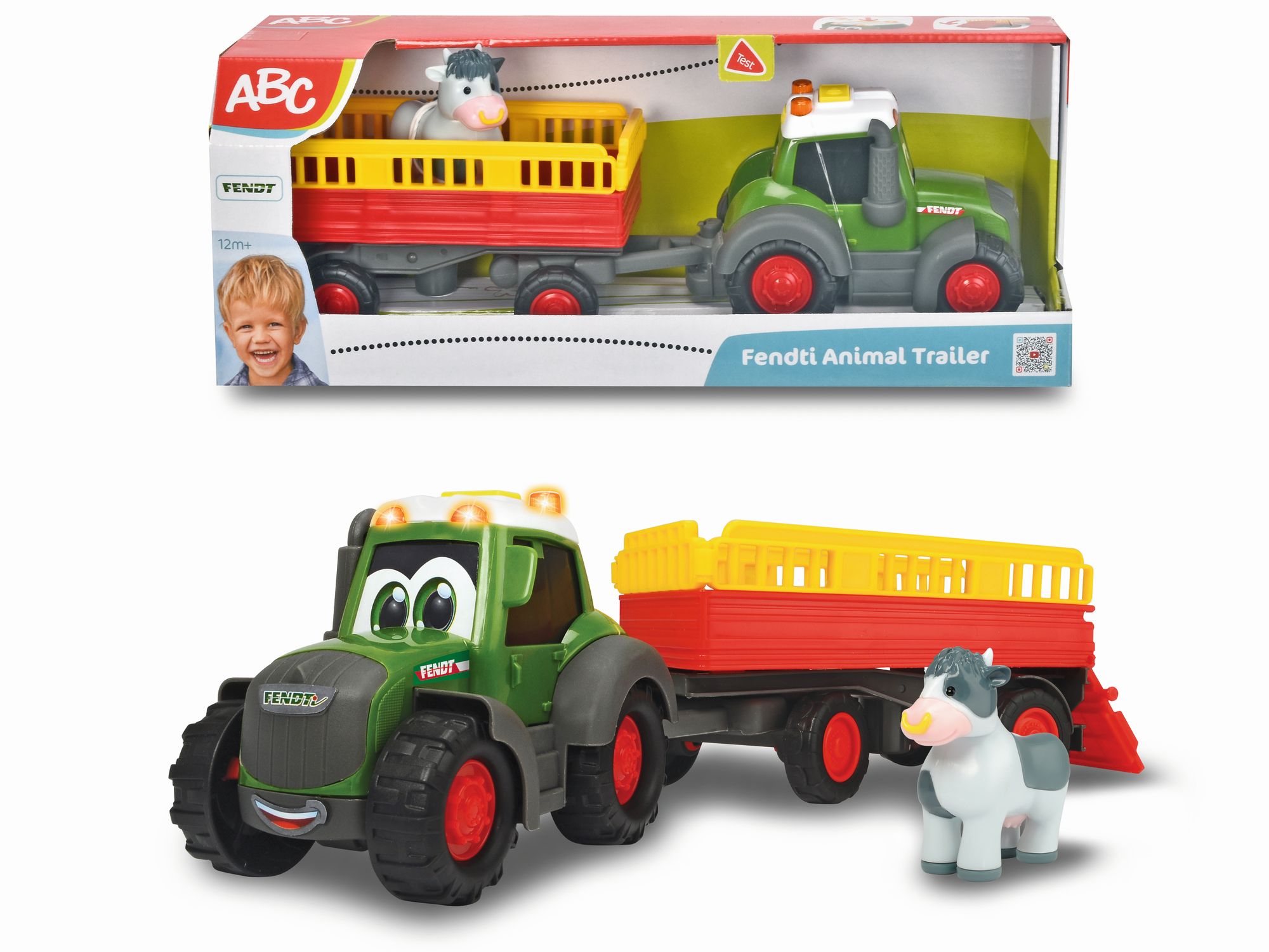 ABC Traktor Fendti s prívesom 30 cm